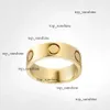 New Love Ring Jewelry Gold Anneaux pour les femmes accessoires de mode procédé en alliage