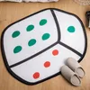 Carpets Majiang Doormat Mahjong Carpet 3D Soft Plush Rugs Blanket Funny Fast Food Creative Fuzzy For Kids