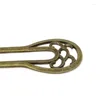 Hårklipp 1 st klassiska U -formade hårnål Vintage Sticks Fork Pinns 2 Prong Updo Chignon Accessory for Women Girl Frisyrer