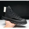 Chaussures décontractées owen Seak Men Botkle Boots Trainers de luxe Généralités en cuir en cuir Up Sneaker Brand d'hiver plat noir