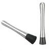 Bar Cocktail Shaker Mojito Mint Muddler Stainless Steel Wine Mixing Stick Ice Crusher Hammer Bartenders Barware 240428