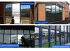 Adesivos de janela 60 200cm Black Silver One Way Solar Mirror Film Privacy Anti -UV Building Shop Reflexive Auto Adhesive Glass