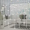 Figurines décoratives 5m / lot 14 mm Perles de cristal octogone pour lustres accrochés multiples multiples multiples rideaux de perle personnalisables