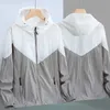 Мужские повседневные рубашки плюс размер S-7XL Mens Summer Pat Cooled 2024 Модный водонепроницаемый ветрозащитный ультра-тонкий защита от солнца Q240510