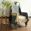 Pokradzki krzesła Ręczniki rozkładane Chenille z frędzlami