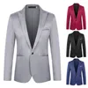 Costumes pour hommes Blazer Fashion Fashion Casual Business Malou Suit Malle Memps Simple Men Slim Fit Office pour