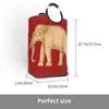 Çamaşırhane Kırmızı Tarlada Beyaz Bir Fili Çantalar - Tayland Filler - Tayland ve Altın Kirli Giysiler Paketinin Kutsallığı