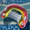 PVC Water Hammock Recliner Inflatable Floating Swimming Mattress Sea Ring Pool Party Toy Lounge Bed Accessories 240509