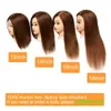 Манекеновые головы на 100% подлинные человеческие волосы Тренировка парикмахера-манекен.