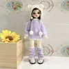 30cm Doll Clothing Set 1/6 Bjd Doll Sweater Plush Set DIY Girl Toy Dressing Game House Fashion Doll Accessories No Doll 240509