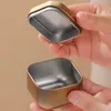 Depolama Şişeleri Taşınabilir düz renkli mini teneke kutu çayı mühürlü kavanoz paketleme takı şeker küçük teneke kutu küpe kulaklıklar kasa