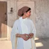Ubranie etniczne 2024 Muzułmański rękaw Batwing Tassel Kaftan Morelicot Corban Eid Al Adha Party Evening Sukienki Marokańskie Turcja Dubai Abaya Long