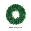 装飾的な花の正面玄関花輪緑のホリデーアクセサリーパーティーの装飾のための軽量
