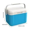 Chłodne pudełko duża pojemność 5L lodowa butelka przenośna inkubator świeżo mini lodówka kempingowa BBQ Sprzęt 240430