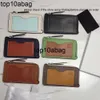 Loewebag Bag Designer Puzzle Wallet Geometric Pattern Coin Purse 7-Line Zipper Bag Leather Short Small Change Wallet Card MultialSlots Document Storage Coin