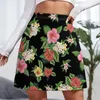 Kjolar hawaiian skjorta omvänd blommigt tryck gjord på Hawaii mini kjolkläder kvinnors korea stilfullt