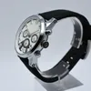 En vente 42 mm chronographe militaire en cuir décontracté quartz mec deigner watch day date mens montres en gros cadeaux masculins