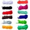 Parti di scarpa 12 paia di lacci Shoelace Polyester piatto rotondo ovale vari colori set