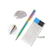 Dazzling Color Trend Signature Pen 11.6cm Metal Ball Point Refill Office Culture and Education