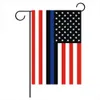 Flags Decoration Party Police Thlueline Blue Line USA American Garden Banner Flag 0424