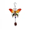 Figurines décoratines Butterfly Wind Chime for Wall Window Porte Porte de colibri