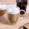 Vinglas 80/650 ml värmebeständigt dubbel vägg te glas kopp öl kaffe handgjorda kreativa hälsosamma drycker transparent dricker