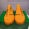 bottegaa skor sandaler designer 2022 sommar män catwalk nya skor rippel sneakers hög kvalitet flygande vävt tpu lätt botten andningsfull sockerrör socker orange khaki iv