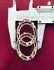 Jóias de personalização de jóias broches vintage de luxo para feminino design de broche de broche letras reproduções oficiais 18K Gold Plat1289870