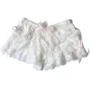 Short féminin Femme S dentelle 3d fleur de fleur