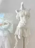 Два платья Женский день рождения старый день балетный балет Кокетт Гьяру романтические наряды 2 сета Mori Girl Blouses + A-Line Mini Ruffle Skirts Q240511