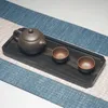 Bandejas de chá sheyan bandeja de ponta de ponta de ponta de alta ponta de pedra original do copo natural do copo