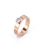 Band anneaux bijoux de mode Gold Gold Ring Gifts For Women Girls Valentine039s Day5030888