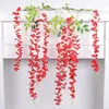 Decorative Flowers Flower Rattan Christmas Decorations Wedding Ceiling Vine Wall Hanging Green Fall Vase Fillers Artificial Lavender Stems
