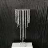 Kandelaars 85 cm lange acryl kristallen bloemstandhouder weg leidt het huwelijk middelpunt feest huis elt tafel decor