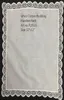 Set von 12 Mode Hochzeit Brauttaschentuch White 100 Baumwollhankies mit gestickten Vintage -Spitzenkanten Damen Hanky 12 x245y4791824