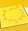 Pulseira de colar de ouro designer Mulheres letras DIMOND Colares de moda de moda para homens Jóias Luxuris Hight Quality with Box 228162277