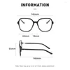 Occhiali da sole PC Anti-uv Rays occhiali in moda grande telaio visione care miopia a specchio a specchio piatto da uomo maschile