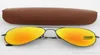 5pcs Summer Femme Pilot Sunot Lunettes de soleil Man Sport Sport Lunettes de soleil Driving Sun Glasses Vassl Grey Frame Orange 100 UV Protection 62M3726490