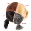 Manken Kafaları Ruh Başı İnsan Saçının Dört Renkleri 10 Kısa Model Berber Boyama ve Ağartma Bebek Siyah Kahverengi Gri 613# Q240510