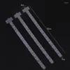 Hooks 2pc Plastic Merchandise Clear Display Strips met Clips Snack Supermarket Hanging Commodity Promotion Retail Storage Strip