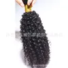 Brazilian real wig hair curtain natural color kinky curly hair wig real hair