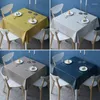 Table Cloth Small Square Waterproof And Oil Proof Disposable Pure Color_Kng1398