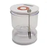 Storage Bottles Pickle Jars Leak Proof Hourglass Shaped Jar With Large Capacity Portable Juice Separator Food Grade Container