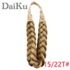 Fashionable wig with five braids and 110g high-temperature silk braids