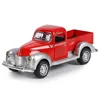 1 32 Legering Pick -up Truck Model Childrens Toy Car Decoration Pull Back Boy Die Cast Educational 240510