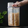 Aufbewahrungsflaschen Japanischer Art tragbarer versiegter Reisschaufel mit Messbecher Plastik