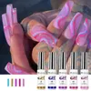 Nagellack nagelkonstgelpolsk kit Soak Off UV/LED Semi permanent 8 ml 12 st/set lack gel nagellack lack lack SN målning konstdesigner T240510