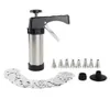 Cookie Press Kit Gun Machine Cookie Herstellung Kuchendekoration 13 Pressformen 8 Gebäckrohrdüsen Cookie Tool Biscuit Maker T2004760551