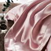 Caisse d'oreiller en soie de mûrier paire de couleurs solides Emballage de glace glacière Coloureuse d'oreiller d'été 240510