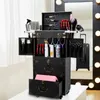 Sacs de rangement Kit de cheveux Rétro Stylist Big Box Beautiful Pull Bar